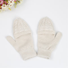 2 in 1 Fingerless Gloves & Mittens