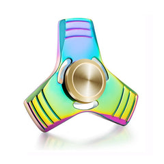 Fidget Spinner Rainbow Colour Aluminum Metal Material