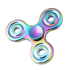 Fidget Spinner Rainbow Colour Aluminum Metal Material