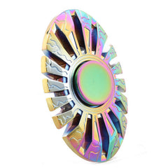 Fidget Spinner Rainbow Colour Aluminum Metal Material